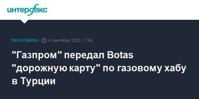 Владимир Путин - Реджеп Тайип Эрдоган - "Газпром" передал Botas "дорожную карту" по газовому хабу в Турции - smartmoney.one - Москва - Россия - Турция