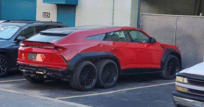 В США заметили единственный в мире шестиколесный Lamborghini Urus (видео) - focus.ua - США - Украина