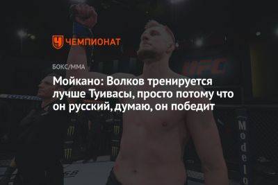 Александр Волков - Мойкано: Волков тренируется лучше Туивасы, просто потому что он русский, думаю, он победит - championat.com - Россия - Австралия - Бразилия