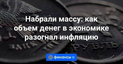 Набрали массу: как объем денег в экономике разогнал инфляцию - smartmoney.one - Россия