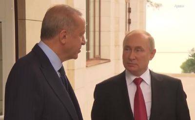 Эрдоган - Путин - Встреча Путина и Эрдогана: ситуация в Черном море обостряется, кто под угрозой - politeka.net - Украина