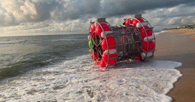 Пытался переплыть океан: береговая охрана США остановила американца на "колесе хомяка" (фото) - focus.ua - США - Украина - Англия - Лондон - Нью-Йорк - шт.Флорида - шт. Джорджия - Великобритания - Судно