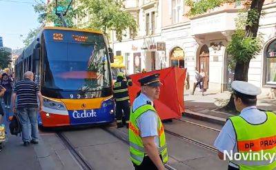 Женщина попала под трамвай в центре Праги - vinegret.cz - Чехия - Прага