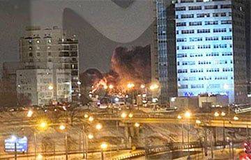 В Москве вспыхнул масштабный пожар на Новый год - charter97.org - Москва - Белоруссия - Москве
