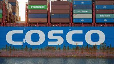 Суда китайской Cosco Shipping Lines прекратят посещать израильские порты - obzor.lt - Китай - США - Израиль - Индия - Йемен - Палестина - Суда - Ракеты