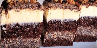 «Касабланка». Рецепт нежного торта с маково-творожным кремом и шоколадом - nv.ua - Украина