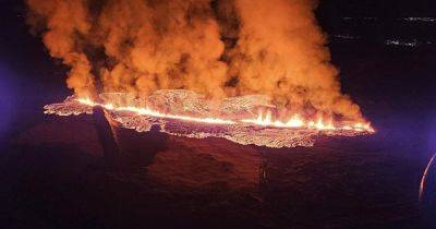 Извержение вулкана в Исландии: лава почти добралась жилых домов (фото, видео) - focus.ua - Украина - Исландия