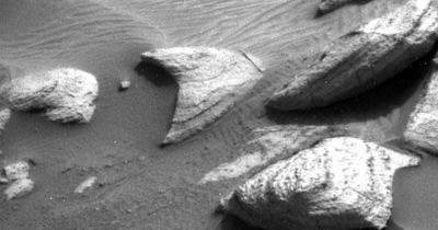 Звездный путь. Марсоход NASA обнаружил на Красной планете символ Звездного флота (фото) - focus.ua - Украина