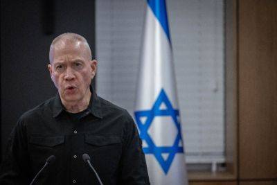 Йоав Галант - Галант объявил о несогласии с Нетанияху в вопросе о послевоенном будущем Газы - news.israelinfo.co.il - Израиль - Палестина - Газ