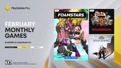 В феврале подписчики PS Plus получат доступ к трем играм — Foamstars, Rollerdrome и Steelrising - gagadget.com