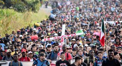 СМИ: Около 300 тысяч человек прибыли на границу США и Мексики в декабре - obzor.lt - США - Мексика
