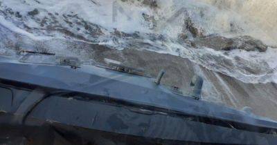 На побережье Крыма обнаружили морской дрон со взрывчаткой — росСМИ (фото) - focus.ua - Россия - Украина - Крым - Саки