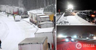 Снегопад в Швеции – 1000 автомобилей заблокированы на трассе E22 в Швеции – зима 2024 | OBOZ.UA - obozrevatel.com - США - Швеция