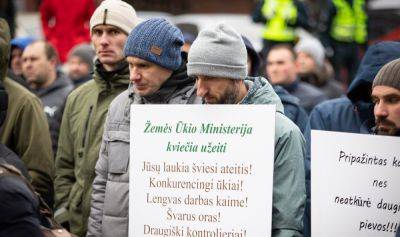 Министр с/х Литвы: протесты земледельцев – политическая акция перед приближающимися выборами - obzor.lt - Литва - Ес