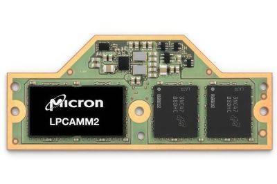 Micron представила модули памяти LPCAMM2 – более компактные, экономные и быстрые, чем обычные SODIMM - itc.ua - Украина
