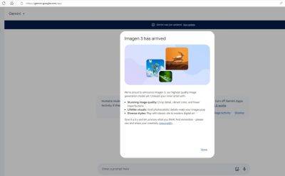 Google сделала доступным для всех пользователей нейросети Gemini новый генератор изображений Imagen 3 - habr.com