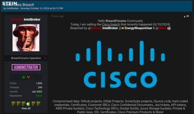 IntelBroker вновь шалит с подельниками: взлом Cisco - habr.com