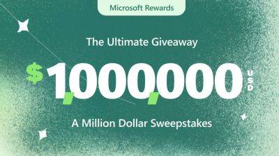 AnnieBronson - В программе Microsoft Rewards появилась возможность выиграть $1 млн - habr.com - США - Англия - Германия - Франция - Канада - Microsoft