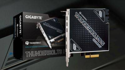 Thunderbolt 5 в каждый ПК — Gigabyte представила карту расширения для PCIe 4.0 x4 - itc.ua