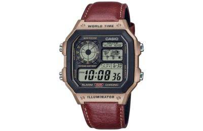 Представлены часы Casio AE-1200WHL-5AV с кожаным ремешком - ilenta.com - Япония