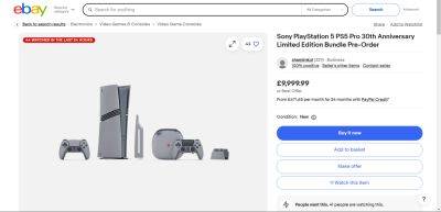 AnnieBronson - Перекупщики в Великобритании продают предзаказы на юбилейную PlayStation 5 Pro за £10 000 - habr.com - Англия