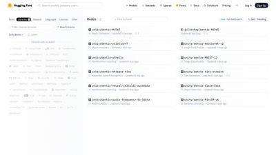 daniilshat - Команда Unity Sentis начала публиковать на Hugging Face адаптированные под Unity модели машинного обучения - habr.com