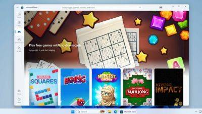 maybeelf - Microsoft Store официально представил функцию «Аркады» для игр без загрузки в Windows 11 - habr.com