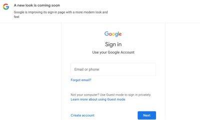 maybeelf - Google представит новый дизайн для страницы входа на свои сервисы - habr.com
