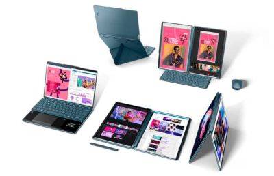 Представлен ноутбук с двумя дисплеями Lenovo Yoga Book 9 13IMU9 - ilenta.com