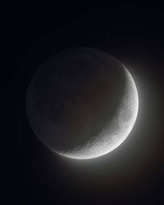 Астрофотограф создал эпичный портрет растущей Луны - universemagazine.com