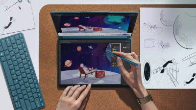 Lenovo представила новых двухэкранный ноутбук с OLED-матрицами - chudo.tech - Новости