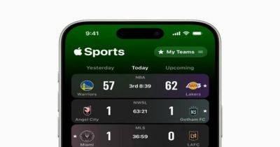 Apple запускает приложение Apple Sports с результатами ставок в спортивных лигах - gagadget.com