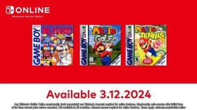 12-го марта каталог Nintendo Switch Online расширится тремя проектами о Марио времен Game Boy - gagadget.com