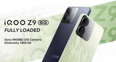 iQOO Z9 5G: AMOLED-дисплей на 120 Гц, чип MediaTek Dimensity 7200, защита IP54 и батарей на 5000 мАч с зарядкой на 44 Вт за $240 - gagadget.com - Индия