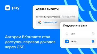 LizzieSimpson - Авторам «ВКонтакте» стал доступен перевод доходов через СБП - habr.com