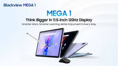 Blackview MEGA 1 оснащен 11.5-дюймовым дисплеем с частотой 120 Гц и камерой Samsung на 50 Мп. - hitechexpert.top
