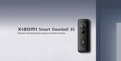 Xiaomi Smart Doorbell 3S с поддержкой Wi-Fi 6, встроенной камерой и защитой IP65 дебютировал на глобальном рынке - gagadget.com - Китай