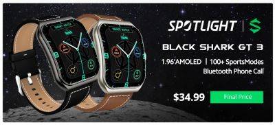 Умные часы Black Shark GT3 поступят в продажу за 34 доллара - hitechexpert.top