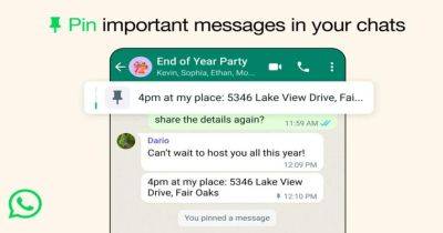 WhatsApp выпускает обновление: Теперь можно закреплять до трех важных сообщений в чатах - gagadget.com