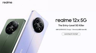 Официально: realme 12x 5G дебютирует за пределами Китая 2 апреля - gagadget.com - Китай - Индия