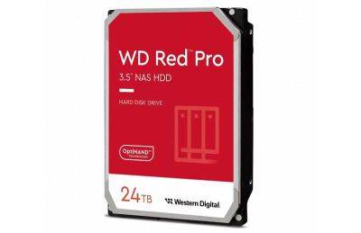 Представлен жесткий диск Western Digital Red Pro объемом 24 ТБ - ilenta.com
