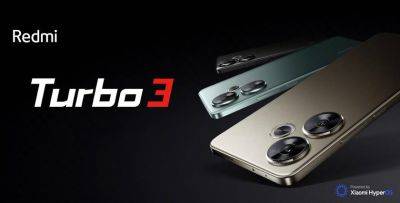 Redmi Turbo 3: OLED-дисплей на 120 Гц, чип Snapdragon 8s Gen 3, камера на 50 МП, батарея на 5000 мАч с зарядкой на 90 Вт и защита IP64 по цене от $276 - gagadget.com - Китай