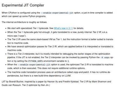 denis19 - В альфа выпуск языка программирования Python 3.13.0a6 встроен JIT-компилятор - habr.com