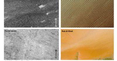 Песчаные дюны на спутнике Сатурна Титане созданы пришельцем из космоса: новая теория (фото) - focus.ua