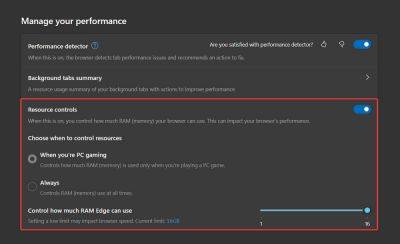 TravisMacrif - Microsoft Edge позволит ограничить объём потребляемой оперативной памяти - habr.com - Microsoft