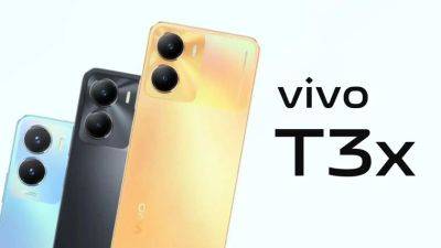 Vivo готовит к запуску новый смартфон T3x с мощным аккумулятором и процессором Snapdragon - gagadget.com - Индия