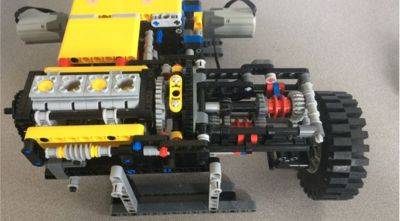 Lego - maybeelf - Инженер Renault собрал прототип гибридной трансмиссии из деталей Lego - habr.com
