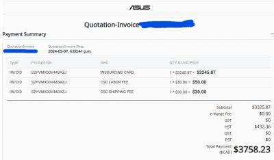 maybeelf - Техподдержка Asus оценила в $3758 замену GeForce RTX 4090 стоимостью $2800 - habr.com - США