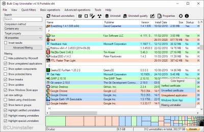 denis19 - Релиз Bulk Crap Uninstaller 5.8 — бесплатного открытого деинсталятора приложений для Windows - habr.com