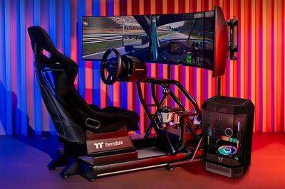 maybeelf - Thermaltake представила игровой комплект мебели GR500 Racing Simulator Cockpit - habr.com